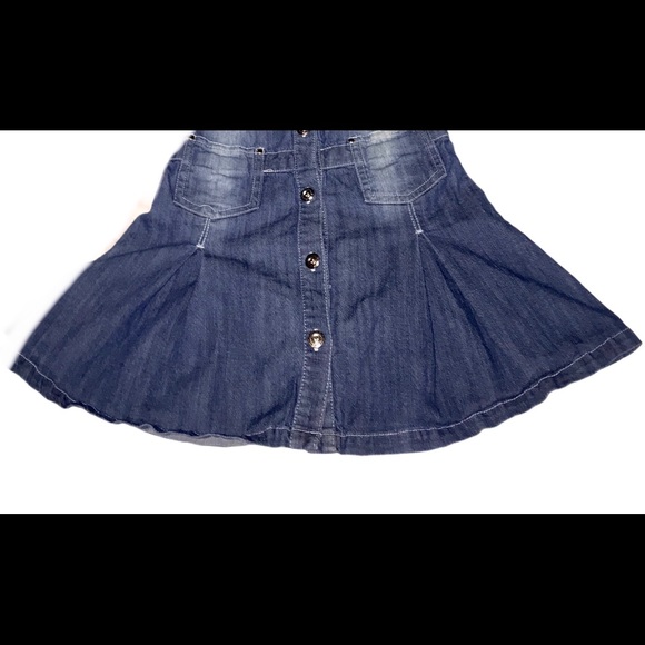 Gap Girls Short Sleeve Denim Dress Size 7T - Picture 6 of 8